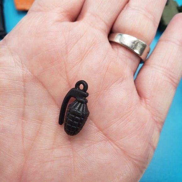 Lot of GI Joe Doll Accessories Weapons Battle Gear Grenades Pistols War Sword - Picture 11 of 12